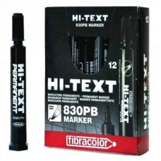 Hi-Text 830PB Permanent Marker Koli Kalemi Yuvarlak Uçlu 4mm Siyah 12'Li Paket